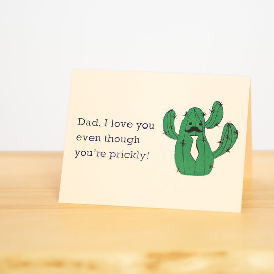 Prickly Father's Day Card