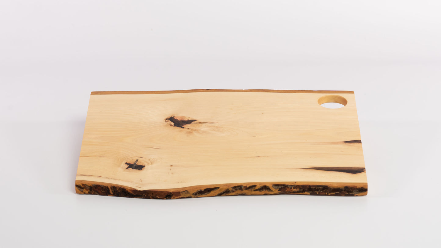 Live-Edge Custom Charcuterie Board - Ash