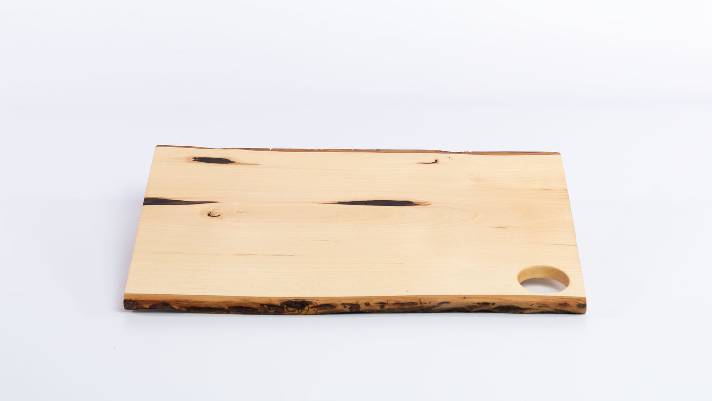 Live-Edge Custom Charcuterie Board - Ash